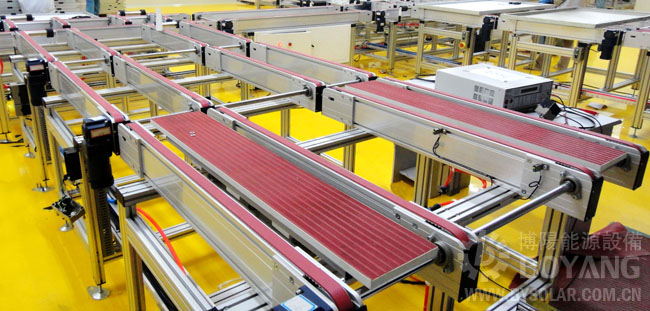 太陽(yáng)能生產(chǎn)線-耐壓測(cè)試輸送機(jī)